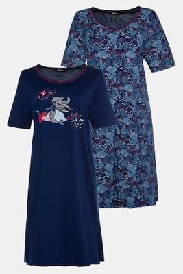 Ulla Popken bigshirts, set van 2 - Grote Maten