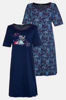 Ulla Popken bigshirts, set van 2 - Grote Maten