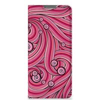 OPPO Find X5 Bookcase Swirl Pink