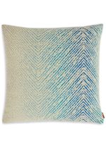 Missoni Home coussin Brouges à motif zig-zag - Bleu - thumbnail