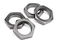 HPI - Wheel nut 24mm (gunmetal/4pcs) (102216) - thumbnail