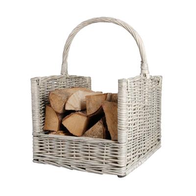 Esschert Design - Haardblokkenmand grijs