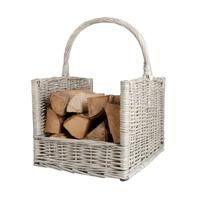 Esschert Design - Haardblokkenmand grijs