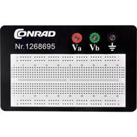 TRU COMPONENTS 0165-40-1-3301B Breadboard Totaal aantal polen 610 (l x b x h) 114.3 x 186.2 x 8.4 mm 1 stuk(s)