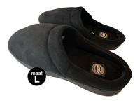 Stepluxe Slippers - Maat 41-42 (L) - Gel slippers voor mannen en vrouwen - Zwart