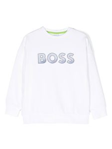 BOSS Kidswear sweat à logo imprimé - Blanc