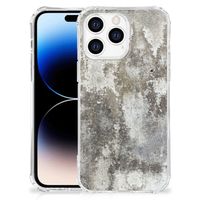 Apple iPhone 14 Pro Max Anti-Shock Hoesje Beton Print - thumbnail