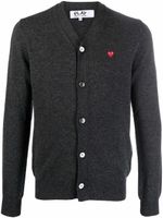 Comme Des Garçons Play cardigan léger en laine - Gris