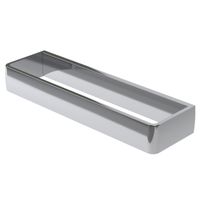 Haceka Aline handdoekhouder 25cm Aluminium Glans Zilver 1194610 - thumbnail