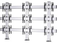 VCM Morgenthaler FIX-(3X3)-D 3x3: back-to-back Videowall standvoet 106,7 cm (42) - 139,7 cm (55) In hoogte verstelbaar, Kantelbaar