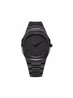 D1 Milano montre Ultra Thin Shadow 40 mm - Noir - thumbnail