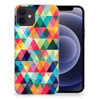 iPhone 12 | 12 Pro (6.1") TPU bumper Geruit - thumbnail