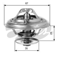 Thermostaat, koelvloeistof TH14387G1 - thumbnail