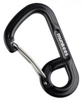 Munkees karabijnhaak 6-Shape 6 x 60 mm zwart