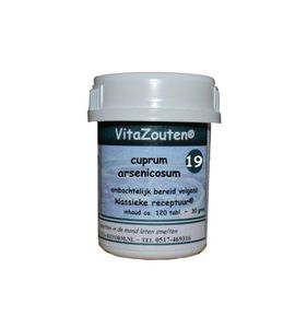 Cuprum arsenicosum VitaZout nr. 19