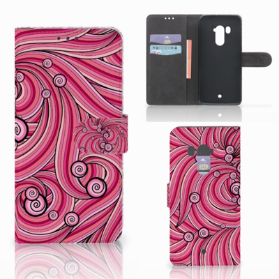 HTC U11 Plus Hoesje Swirl Pink HTC U11 Plus Hoesje Swirl Pink