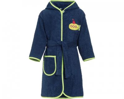 Playshoes badjas onderzeeboot donker