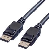 VALUE DisplayPort Cable, DP-DP, LSOH, M/M, zwart, 7,5 m - thumbnail