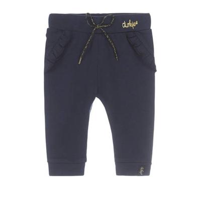 Dirkje baby joggingbroek met biologisch katoen donkerblauw