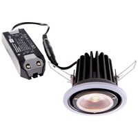 Deko Light 565192 COB LED-inbouwlamp Energielabel: G (A - G) LED vast ingebouwd 9 W Signaalwit (RAL 9003) - thumbnail