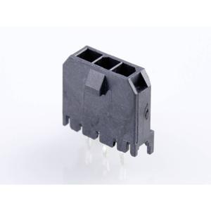 Molex 436500316 Male header, inbouw (standaard) Totaal aantal polen: 3 Rastermaat: 3 mm Inhoud: 1 stuk(s) Tray