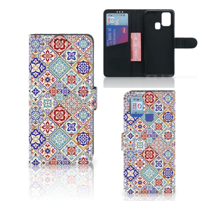 Samsung Galaxy M31 Bookcase Tiles Color