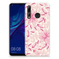 Huawei P Smart Plus (2019) TPU Case Pink Flowers