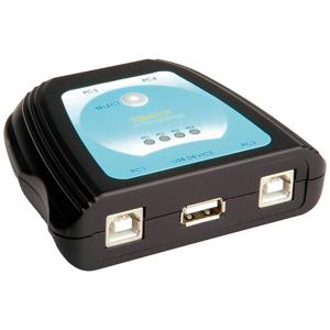 VALUE handmatige USB 2.0 printerswitch, 4 ports