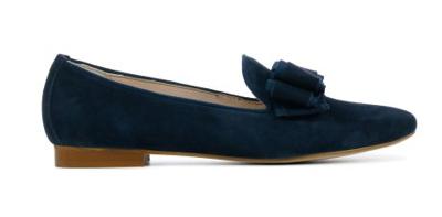 Mace Dames Instapschoenen in Suede (Blauw)