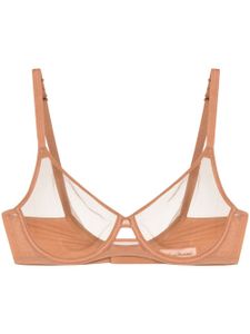 Agent Provocateur soutien-gorge Lucky en mesh - Tons neutres