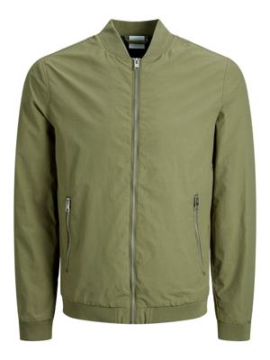 Jack And Jones Groen bomberjack zijzakken en ritslsuiting