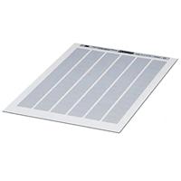 PHOENIX CONTACT BMKL 27X18 SR etikettenvel, 27 mm x 18 mm letterveldgrootte, 84 afzonderlijke borden, zilver, 10 stuks