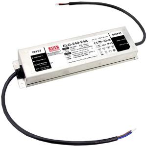 Mean Well ELG-240-54AB-3Y LED-driver Constante spanning 240.3 W 2.23 - 4.45 A 50 - 57 V/DC 3-in-1 dimmer, Montage op ontvlambare oppervlakken, Geschikt voor