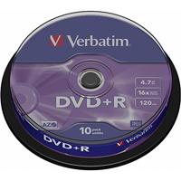 Verbatim DVD onbewerkt Spindel. 10 Stuk