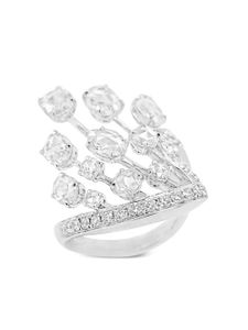 HYT Jewelry bague en or blanc 18ct pavée de diamants