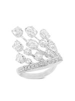 HYT Jewelry bague en or blanc 18ct pavée de diamants - thumbnail