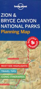 Wegenkaart - landkaart Planning Map Zion - Bryce Canyon National Parks