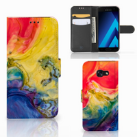 Hoesje Samsung Galaxy A5 2017 Watercolor Dark - thumbnail