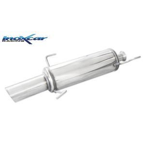 InoxCar uitlaat passend voor Peugeot 306 1.8 16v 110pk -2001 1x90mm Rally IXPE3060490RA