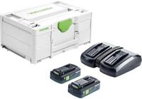 Festool SYS 18V 2x4,0/TCL 6 DUO Energie-set 18V in Systainer - 577109