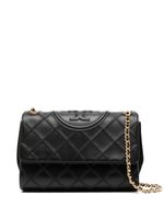 Tory Burch sac porté épaule Fleming à design matelassé - Noir