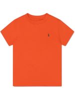 Ralph Lauren Kids t-shirt à logo brodé - Orange