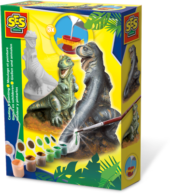SES Creative Gieten en schilderen - T-rex
