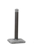 Beeztees wumblo - krabpaal - grijs - 55x55x120 cm