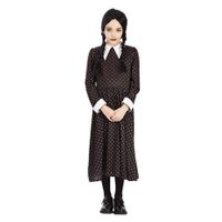 Gothic Addams Family Jurk Kind