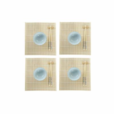 Sushi set DKD Home Decor 14,5 x 14,5 x 31 cm Blauw Wit Keramiek Orientaals (16 Onderdelen) Sushi set DKD Home Decor 14,5 x 14,5 x 31 cm Blauw Wit Keramiek Orientaals (16 Onderdelen)
