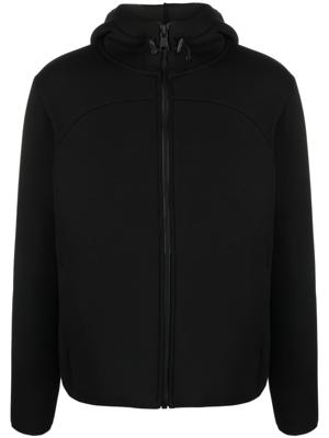 Colmar logo-appliqué zip-up hoodie - Zwart
