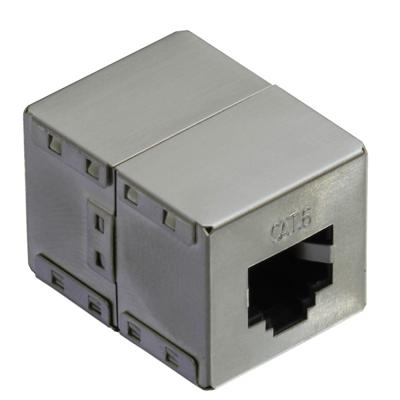 Value RJ45-koppeling RJ45 Adapter CAT 6 Zilver (metallic)