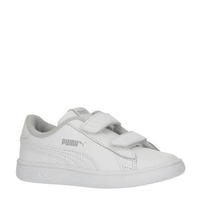 Puma Smash v2 L V Inf leren sneakers wit Puma Smash v2 L V Inf leren sneakers wit
