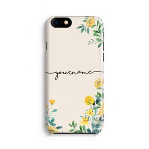 Gele bloemen: iPhone 8 Volledig Geprint Hoesje